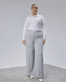 Poly Viscose Full Lycra Elastic Waistband Pants - Ouz Fashion - Globality Store - Women Clothes Wholesale Turkey
