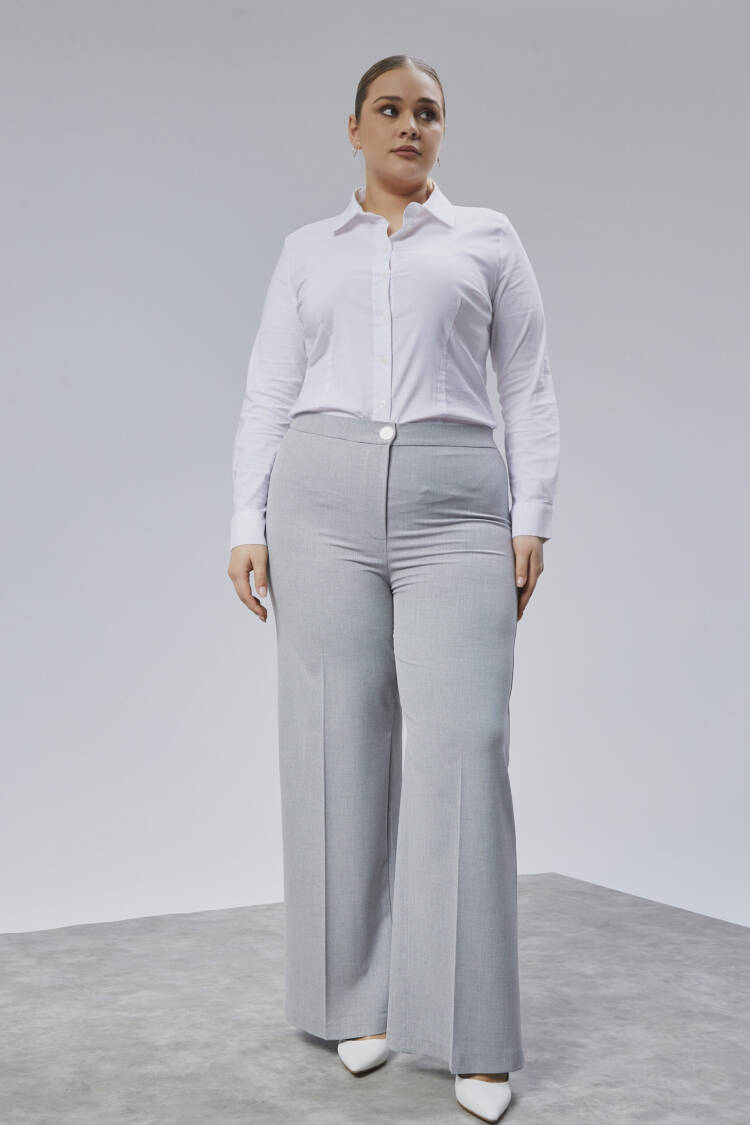 Poly Viscose Full Lycra Elastic Waistband Pants