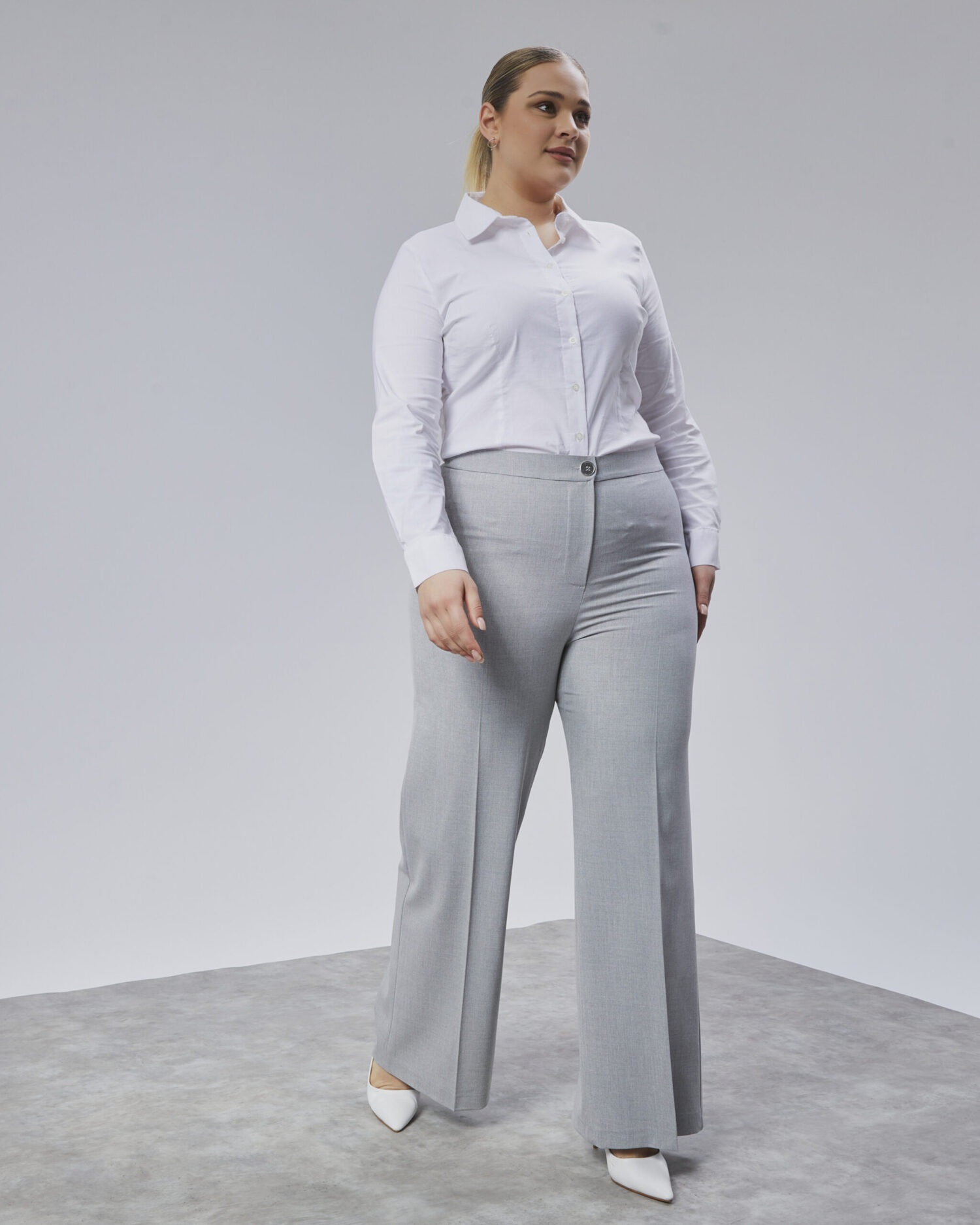 Poly Viscose Full Lycra Elastic Waistband Pants - Ouz Fashion - Globality Store - Women Clothes Wholesale Turkey