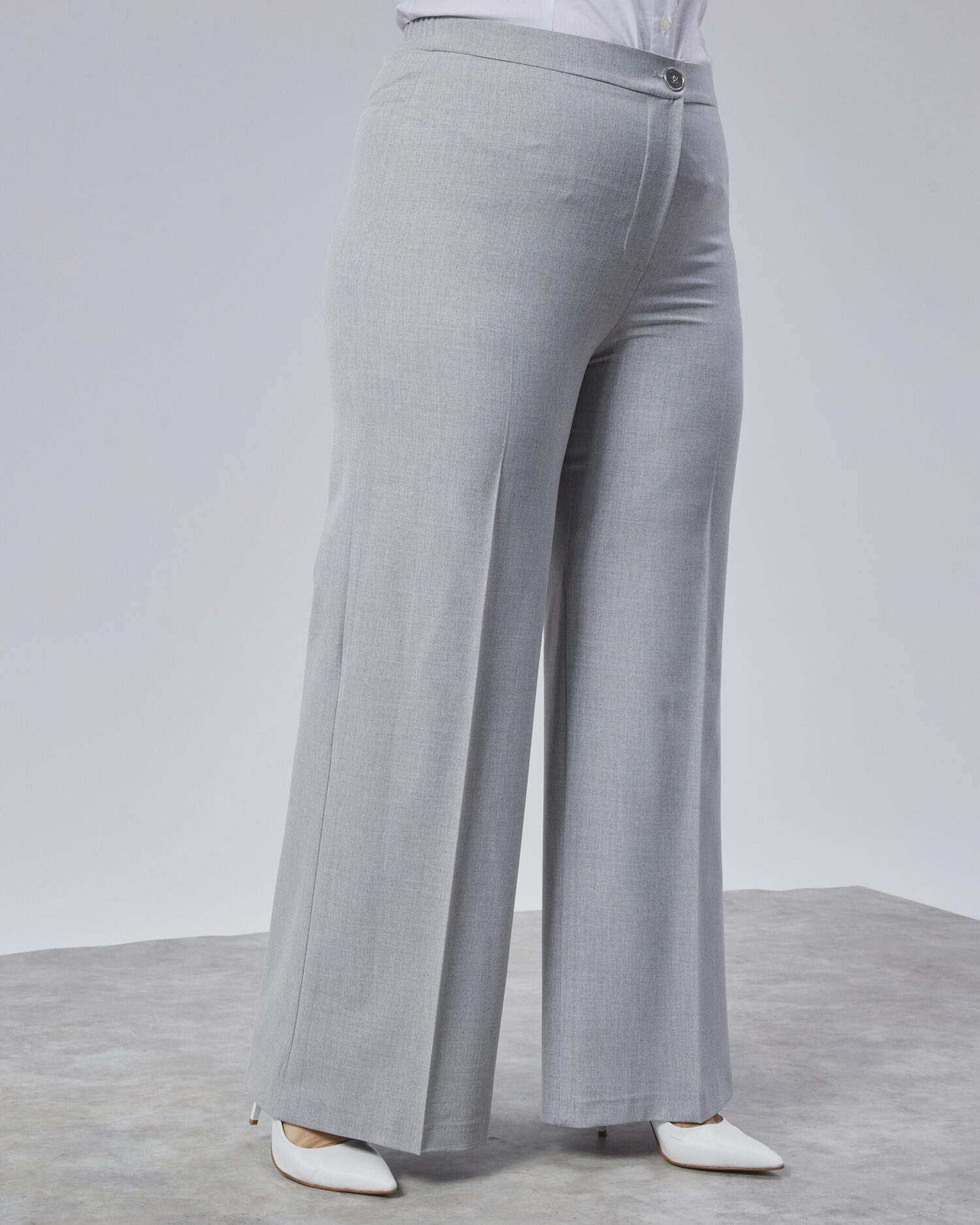 Poly Viscose Full Lycra Elastic Waistband Pants - Ouz Fashion - Globality Store - Women Clothes Wholesale Turkey