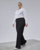 Poly Viscose Full Lycra Elastic Waistband Pants - Ouz Fashion - Globality Store - Women Clothes Wholesale Turkey