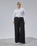 Poly Viscose Full Lycra Elastic Waistband Pants - Ouz Fashion - Globality Store - Women Clothes Wholesale Turkey