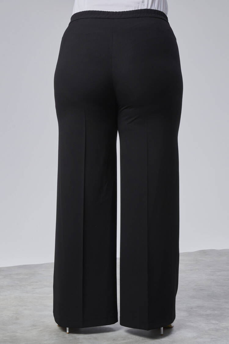 Poly Viscose Full Lycra Elastic Waistband Pants
