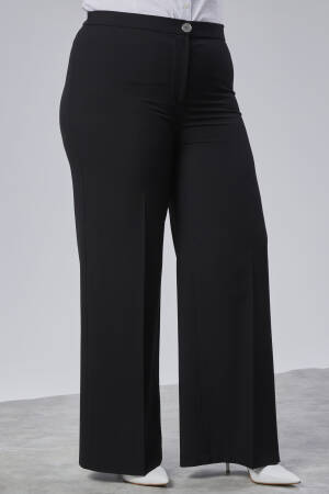 Poly Viscose Full Lycra Elastic Waistband Pants - Ouz Fashion - Globality Store - Women Clothes Wholesale Turkey