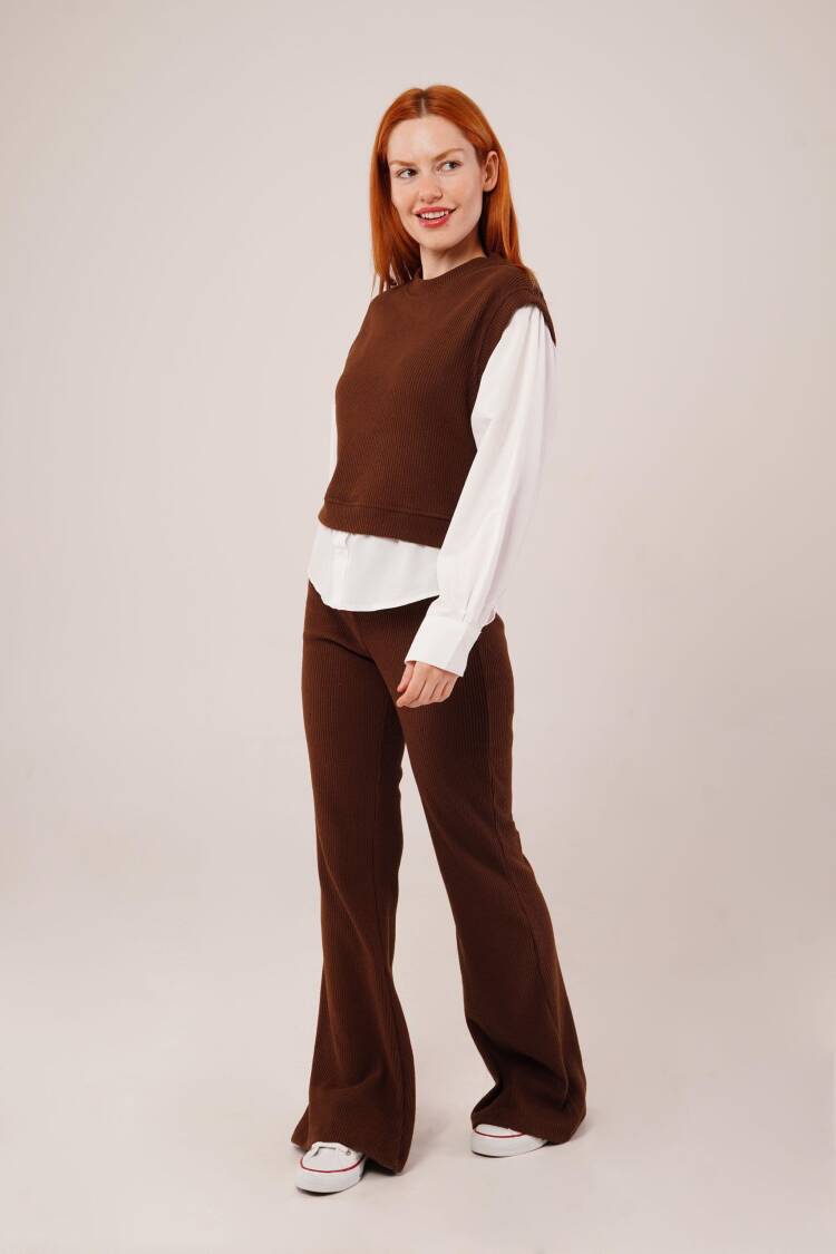 Shirt Sleeve FlexWholesale Double Suit - Lustrin - Globality Store - Women Clothes Wholesale Turkey