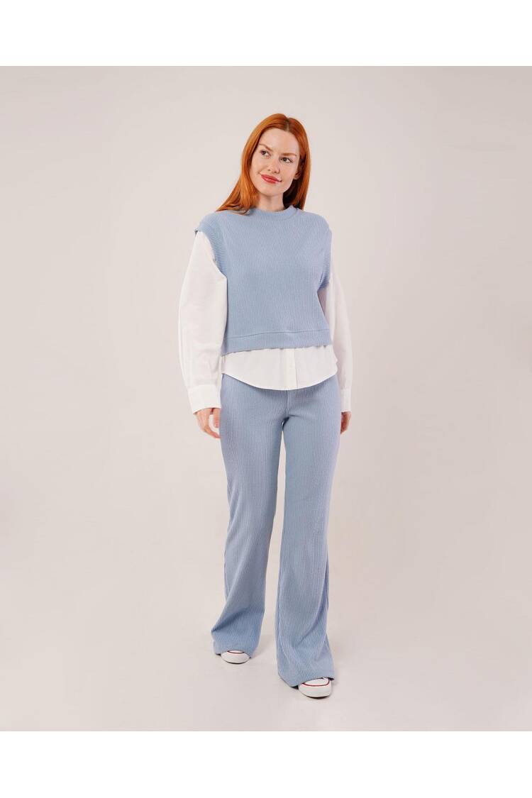 Shirt Sleeve FlexWholesale Double Suit - Lustrin - Globality Store - Women Clothes Wholesale Turkey