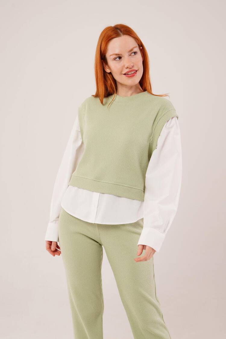 Shirt Sleeve Flex Mint Wholesale Double Suit