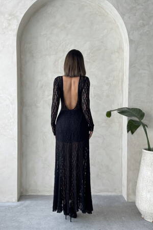 Lace Dress - Black - Topshow - Globality Store - Women Clothes Wholesale Turkey