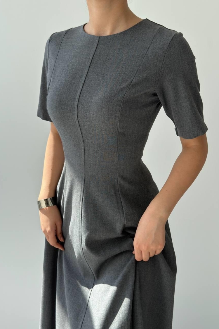 Wera Pleated Midi Dress