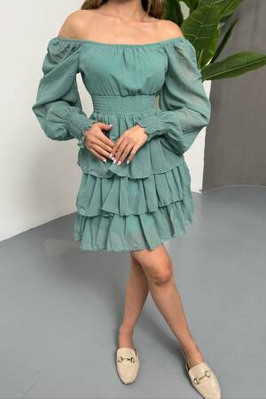 Chiffon Dress - Ezgi Nisantasi - Globality Store - Women Clothes Wholesale Turkey