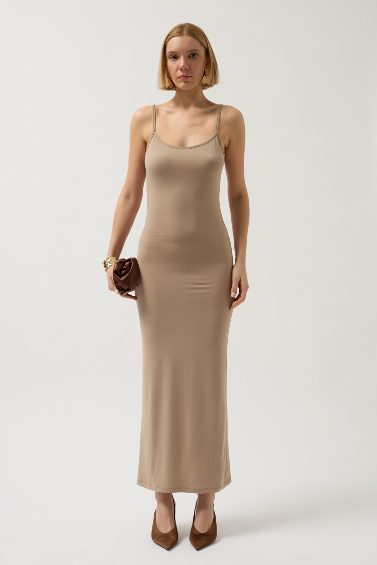 Slim Strap Maxi Dress