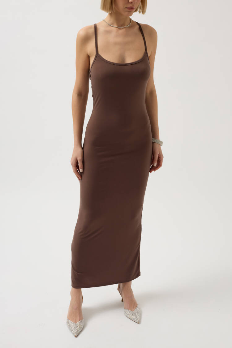 Slim Strap Maxi Dress