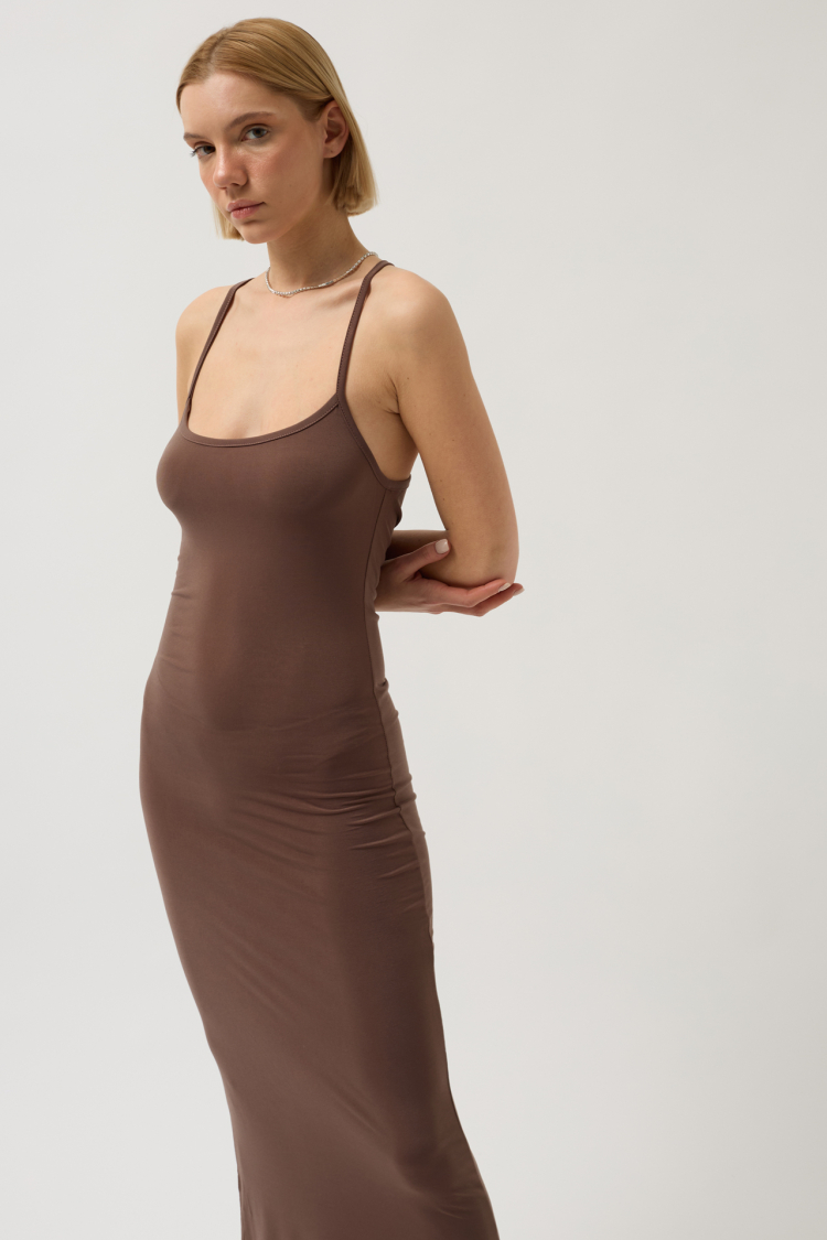 Slim Strap Maxi Dress