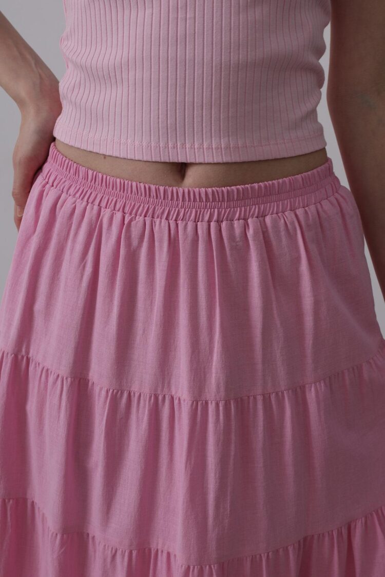 Kat Kat Linen Skirt - - Sugar