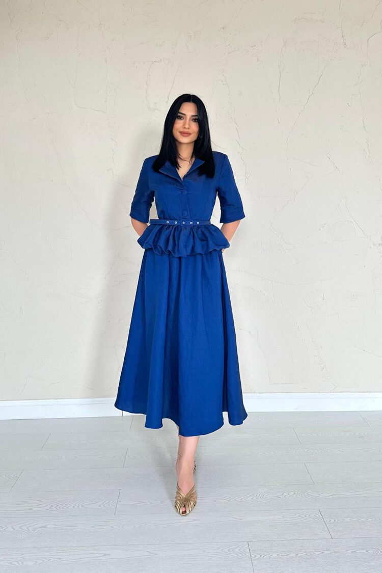 Slim Belt Ruffle Jacket & Ruffle Skirt Set - Saks