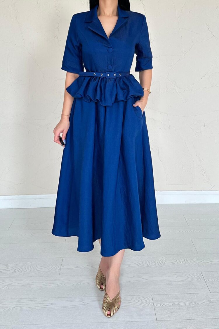 Slim Belt Ruffle Jacket & Ruffle Skirt Set - Saks
