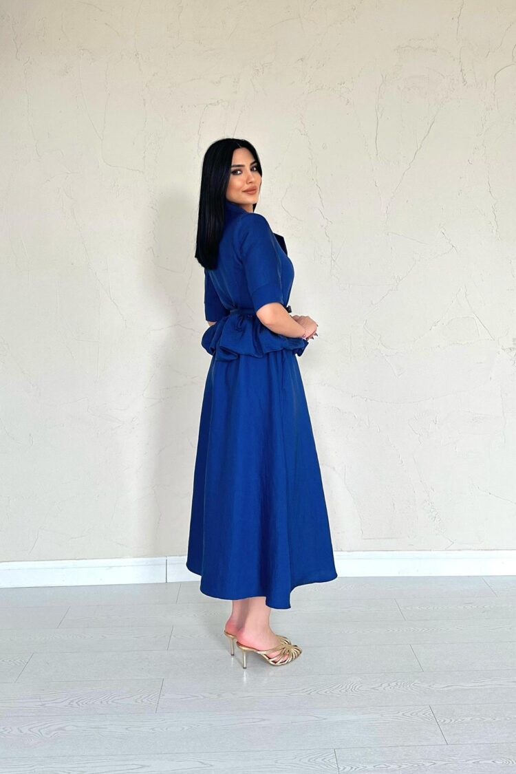 Slim Belt Ruffle Jacket & Ruffle Skirt Set - Saks