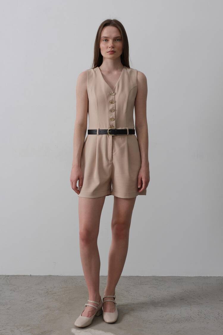 Jumpsuit - Reyon - Globality Store - Women Clothes Wholesale Turkey