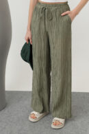 Basic Elastic Pants - SOUL - Globality Store - Women Clothes Wholesale Turkey