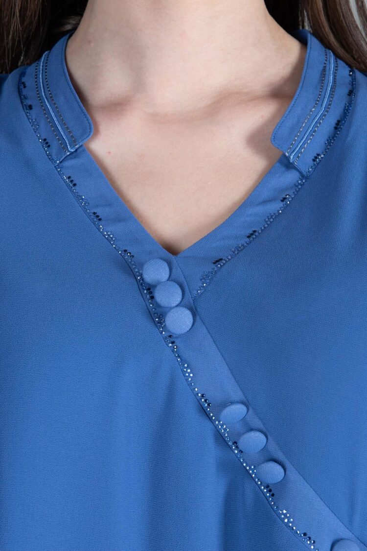 Judge Collar Chiffon Set