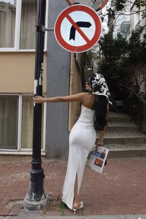 Strapless Back Detail Dress - EYYO ATELIER - Globality Store - Women Clothes Wholesale Turkey