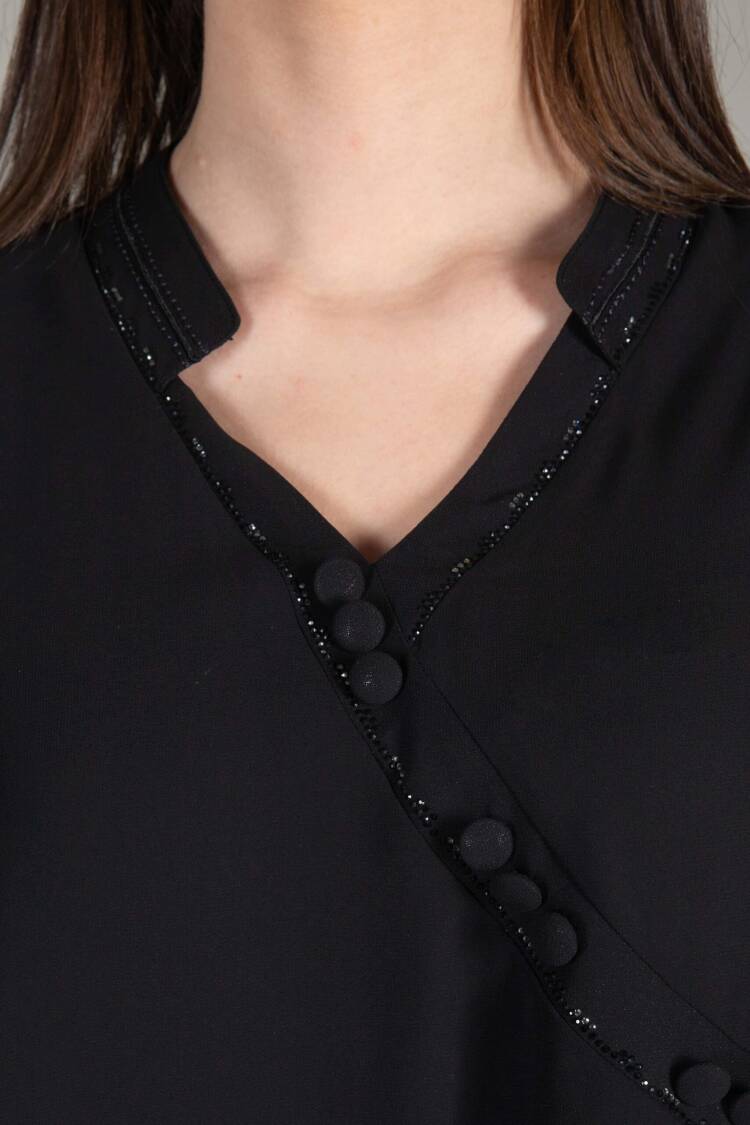 Judge Collar Chiffon Set