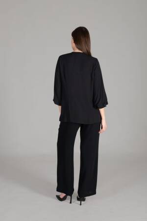 V-Neck Venus Suit - Black - GUMANIZE - Globality Store - Women Clothes Wholesale Turkey