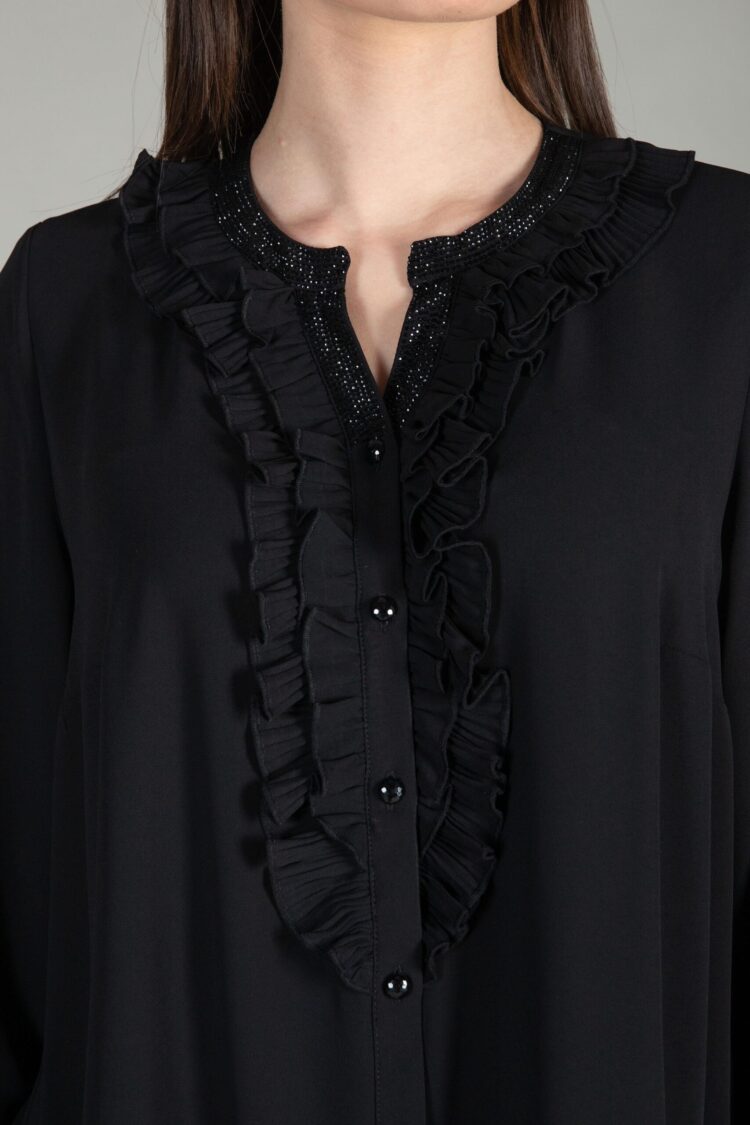 V-Neck Venus Suit - Black