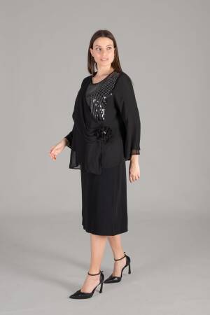 Round Neck Suzanna Suit - Black - GUMANIZE - Globality Store - Women Clothes Wholesale Turkey