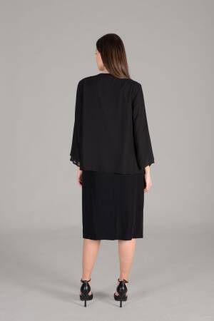 Round Neck Suzanna Suit - Black - GUMANIZE - Globality Store - Women Clothes Wholesale Turkey