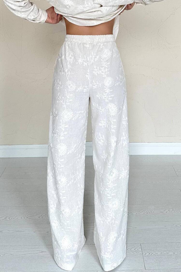 Floral Set - Ecru