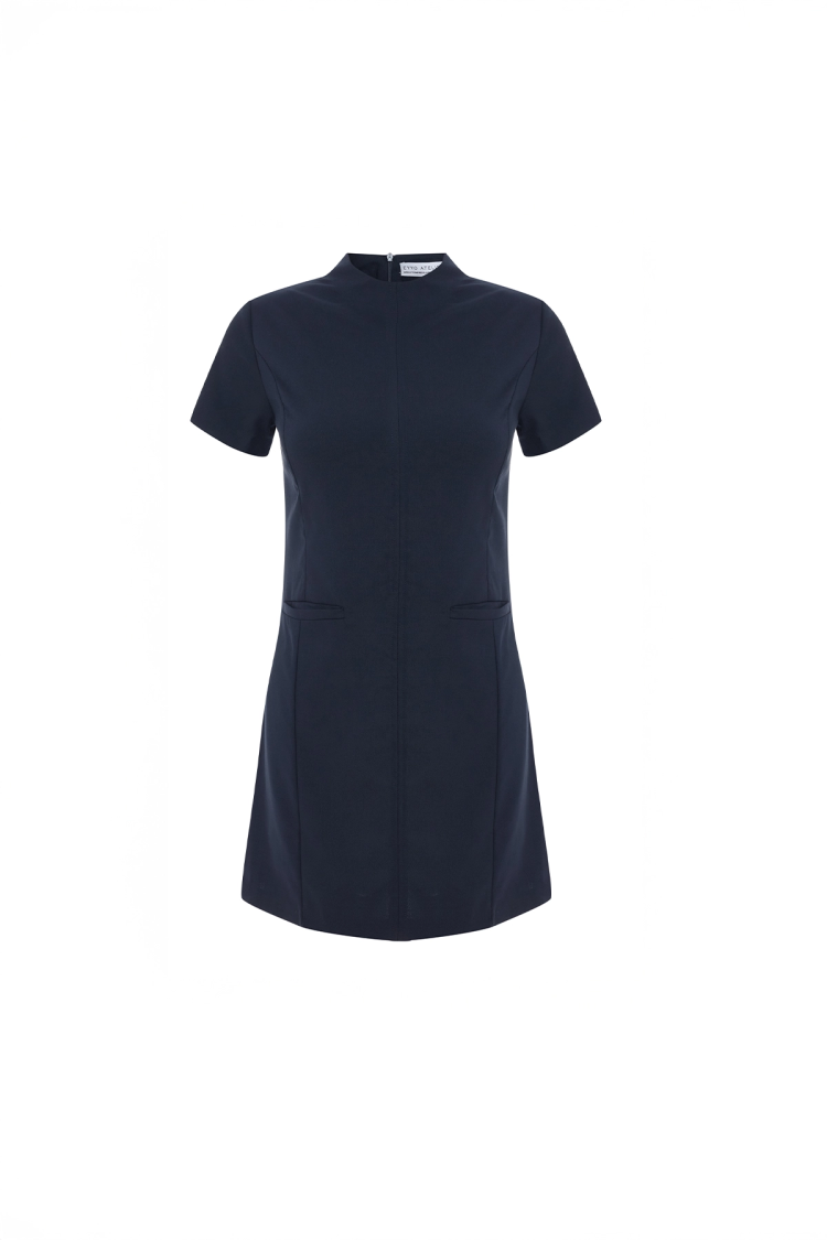 Mini Dress - Navy - EYYO ATELIER - Globality Store - Women Clothes Wholesale Turkey