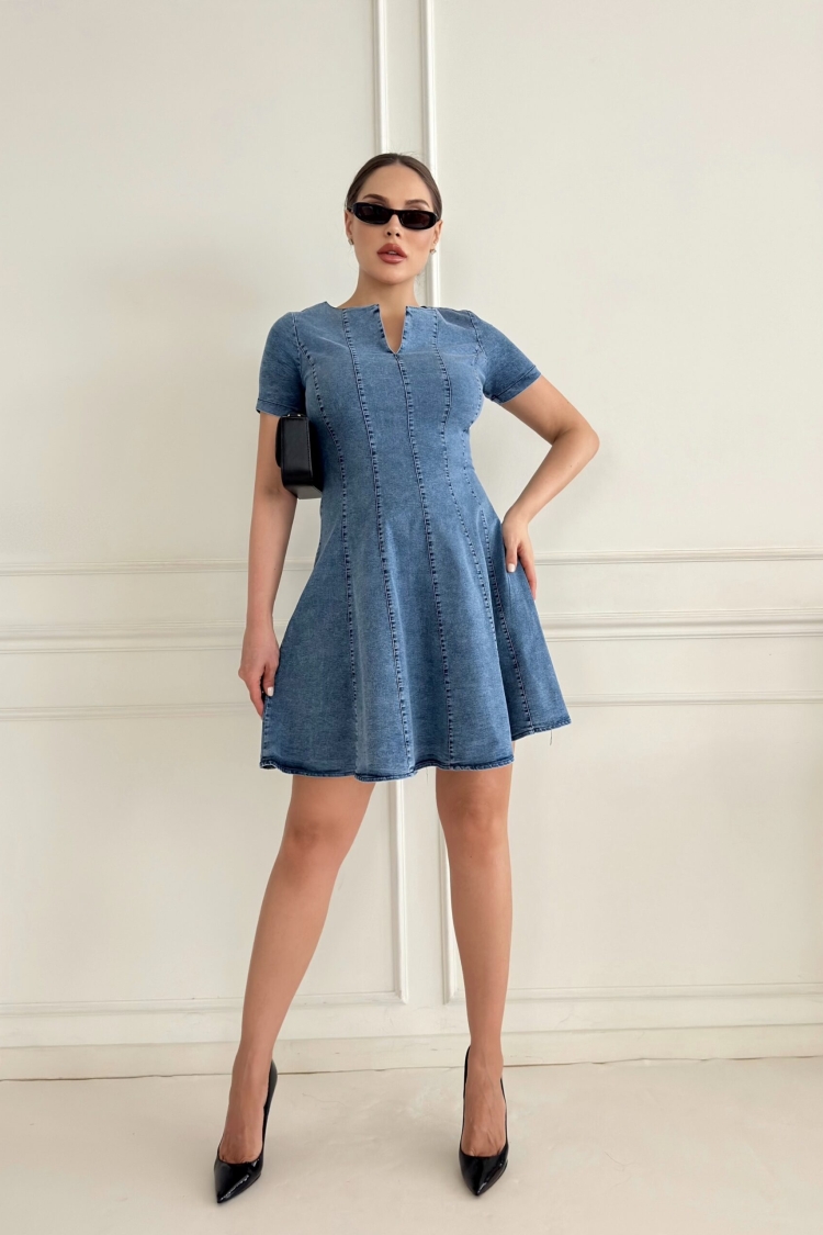 Washable Denim Dress