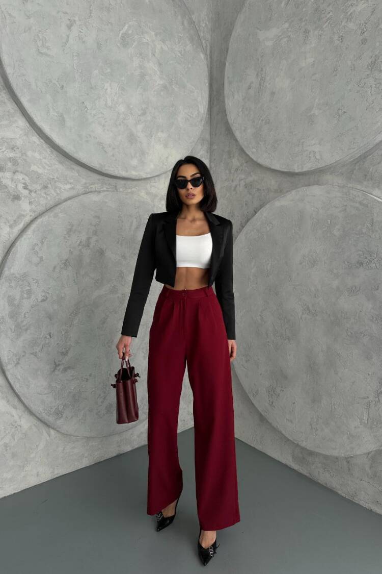 Double Palazzo Pants - Ezgi Nisantasi - Globality Store - Women Clothes Wholesale Turkey