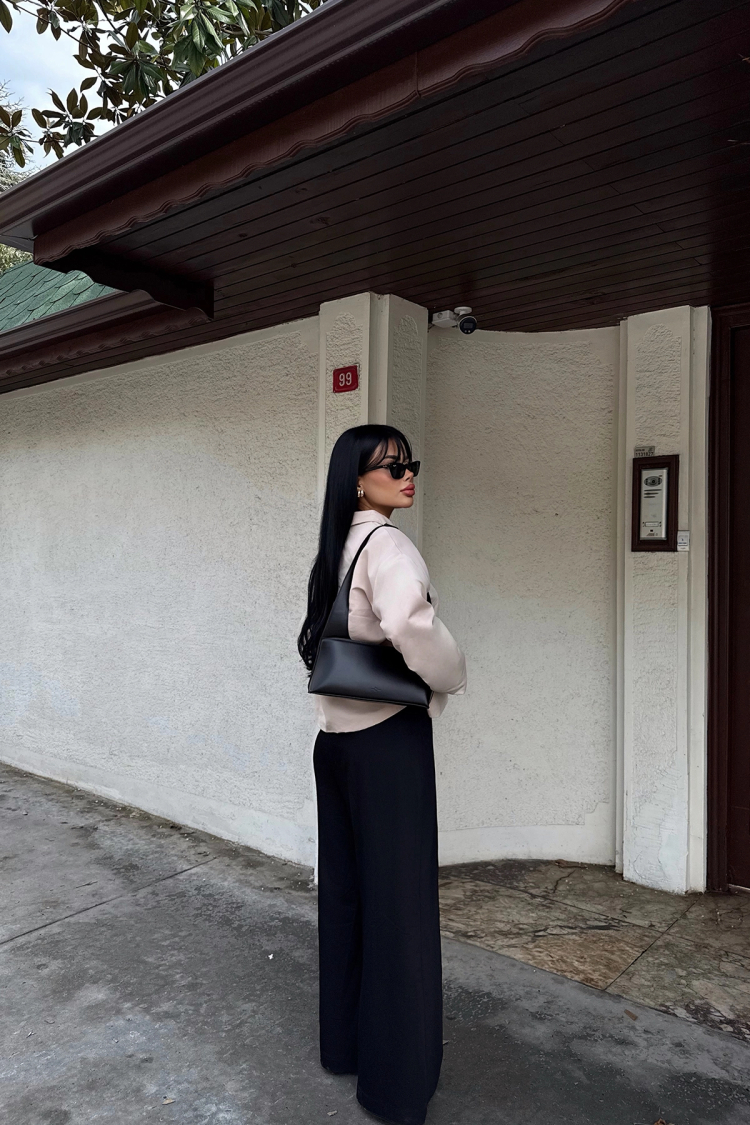 Front Buttoned Jacket - Taba