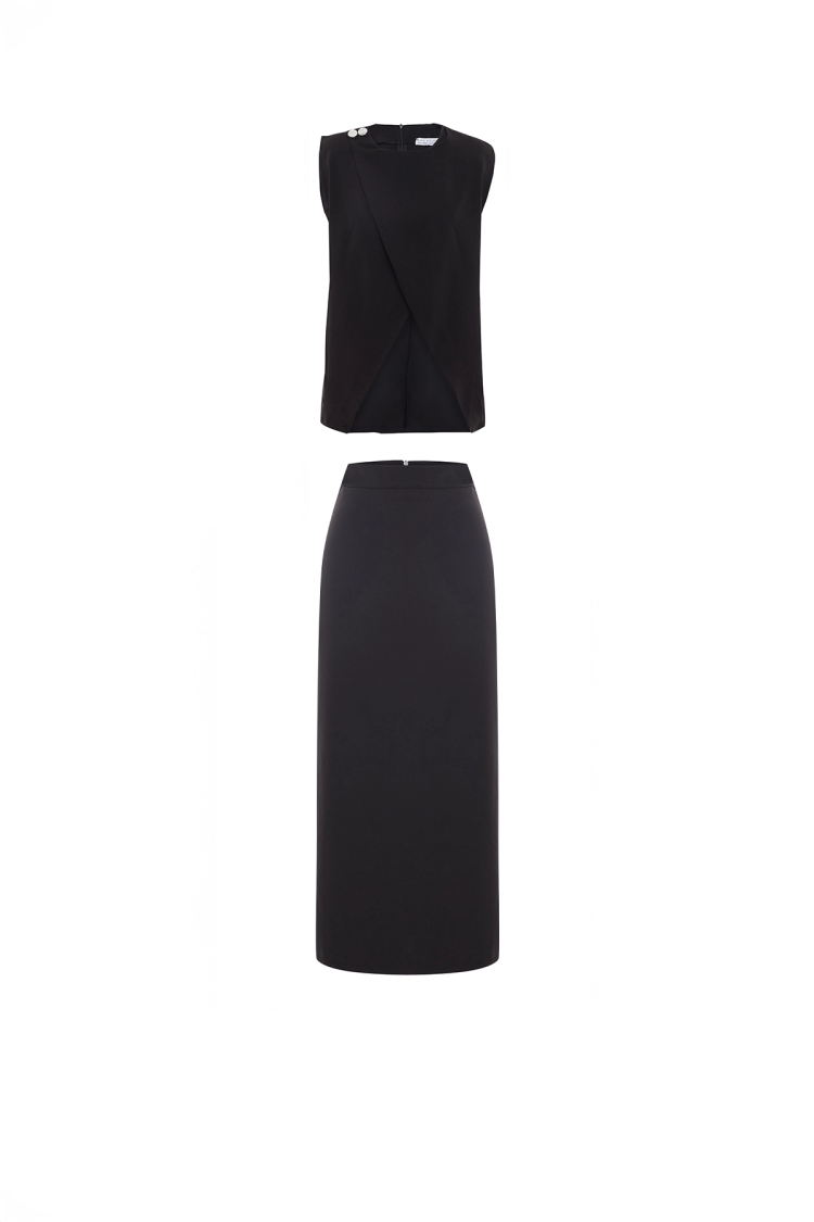 Skirt Suit - EYYO ATELIER - Globality Store - Women Clothes Wholesale Turkey