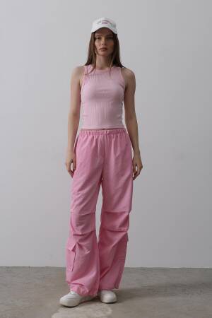 Parachute Cargo Pants - Reyon - Globality Store - Women Clothes Wholesale Turkey