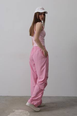 Parachute Cargo Pants - Reyon - Globality Store - Women Clothes Wholesale Turkey