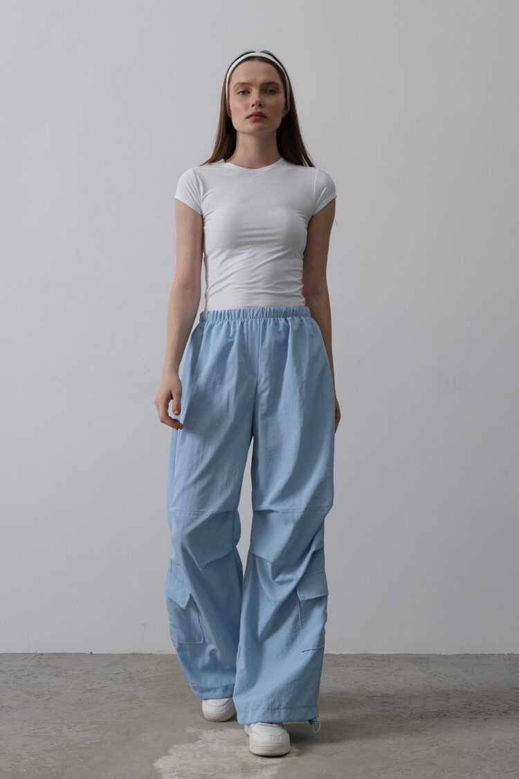 Parachute Cargo Pants - Reyon - Globality Store - Women Clothes Wholesale Turkey