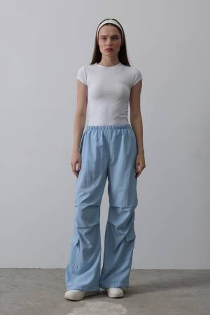 Parachute Cargo Pants - Reyon - Globality Store - Women Clothes Wholesale Turkey