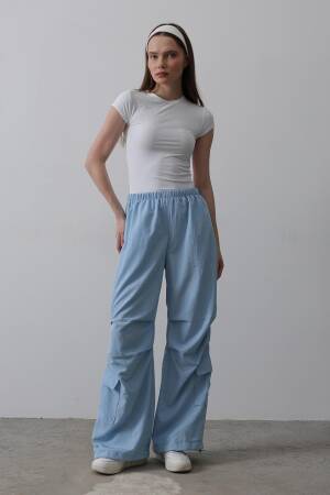 Parachute Cargo Pants - Reyon - Globality Store - Women Clothes Wholesale Turkey