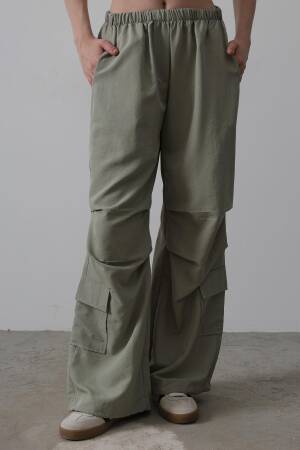 Parachute Cargo Pants - Reyon - Globality Store - Women Clothes Wholesale Turkey
