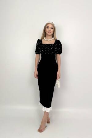Pearl Detailed Dress - Miss Janell - Globality Store - Women Clothes Wholesale Turkey