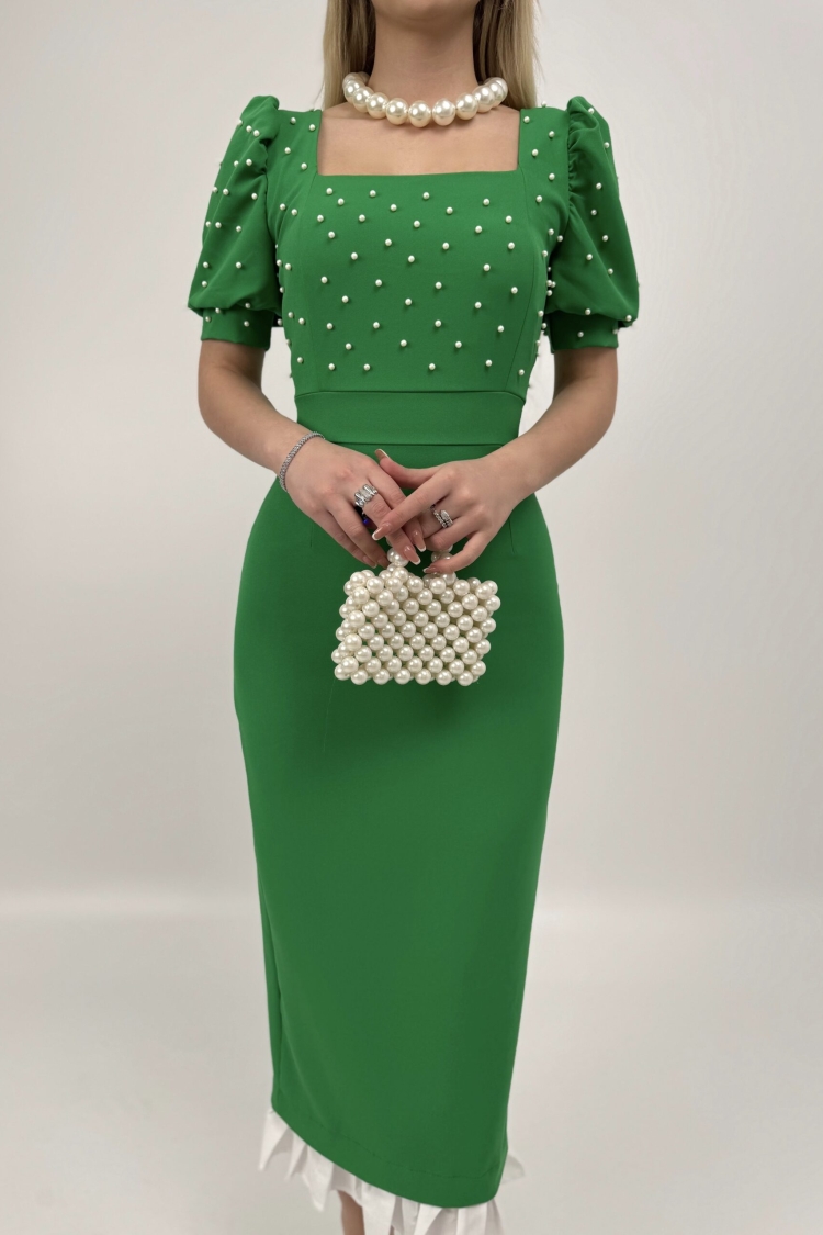 Pearl Detailed Dress