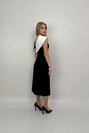 Shoulder Detailed Dress - Miss Janell - Globality Store - Women Clothes Wholesale Turkey