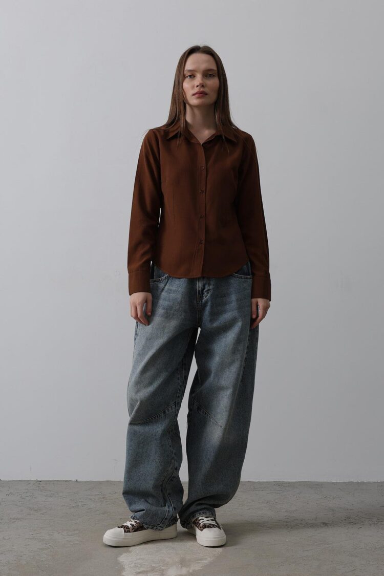 Balloon Cut Pants - Blue