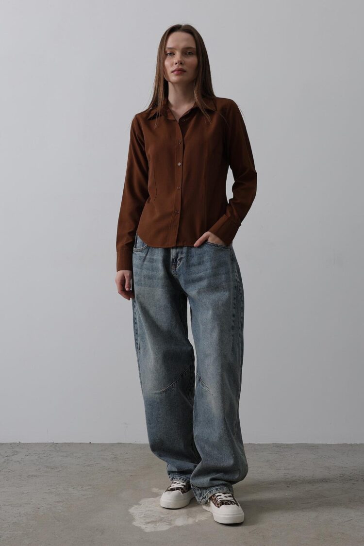 Balloon Cut Pants - Blue