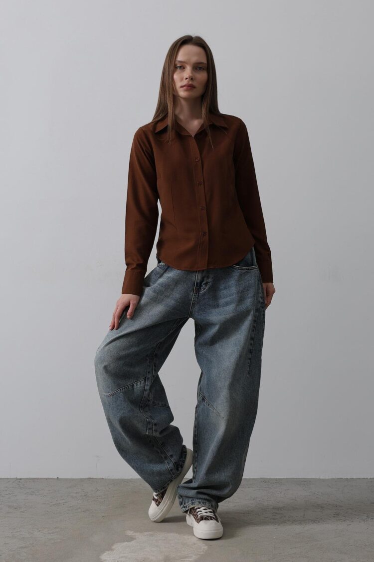 Balloon Cut Pants - Blue
