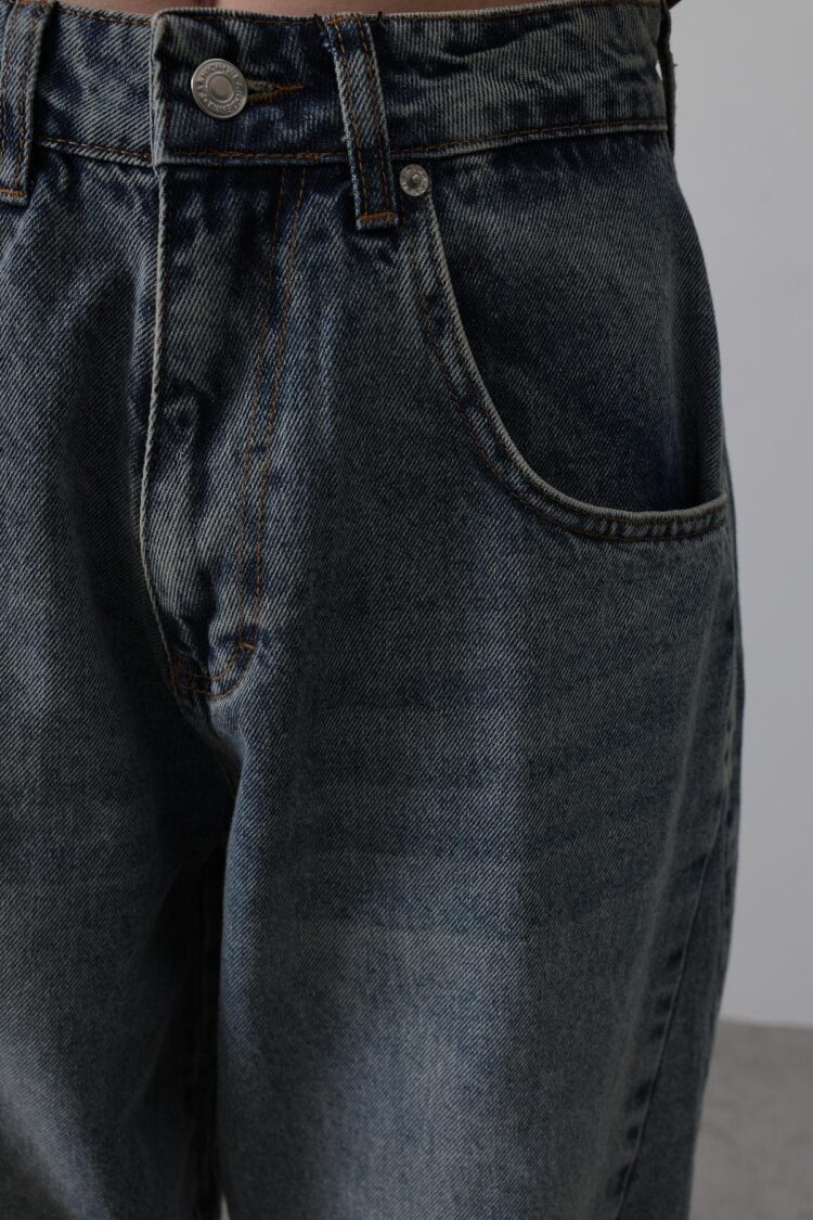 Balloon Cut Pants - Blue
