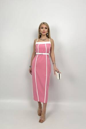 Biye Detailed Dress - Miss Janell - Globality Store - Women Clothes Wholesale Turkey